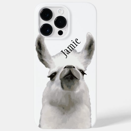 Personalisiert Snooty Snobby Llama Case-Mate iPhone Hülle (Rückseite)