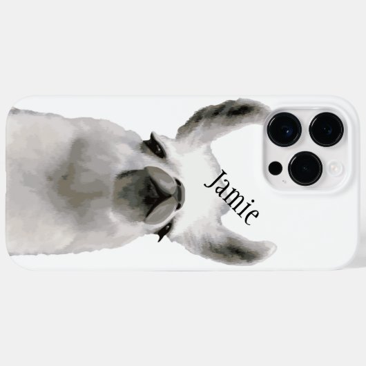 Personalisiert Snooty Snobby Llama Case-Mate iPhone Hülle (Rückseite (Horizontal))