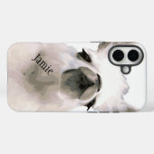 Personalisiert Snooty Snobby Llama Case-Mate iPhone Hülle (Rückseite (Horizontal))