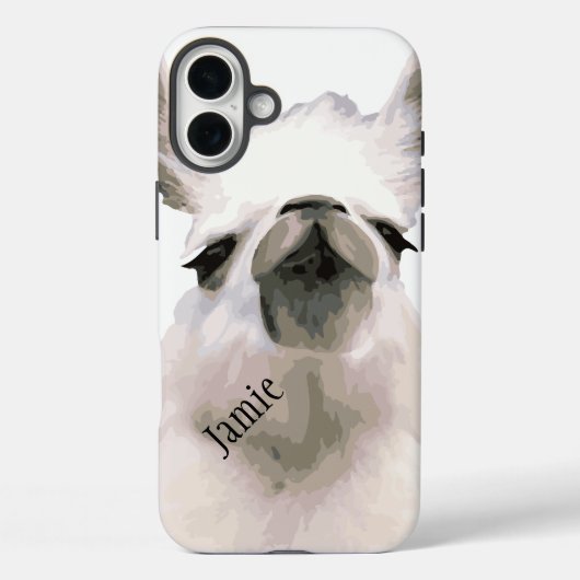Personalisiert Snooty Snobby Llama Case-Mate iPhone Hülle (Rückseite)