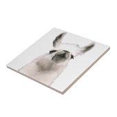 Personalisiert Snooty Snobby Llama Fliese (Seite)