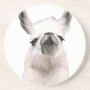 Personalisiert Snooty Snobby Llama Getränkeuntersetzer