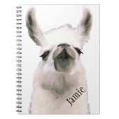 Personalisiert Snooty Snobby Llama Notizblock (Vorderseite)
