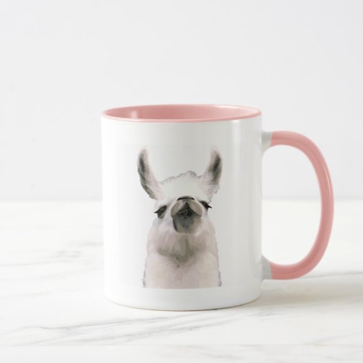 Personalisiert Snooty Snobby Llama Tasse (Rechts)