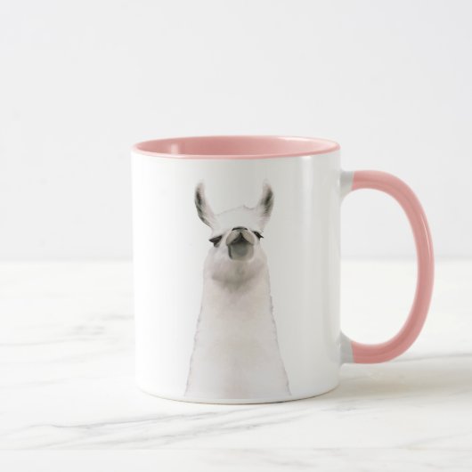 Personalisiert Snooty Snobby Llama Tasse (Rechts)