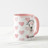 Personalisiert Snooty Snobby Llama Tasse (VorderseiteRechts)