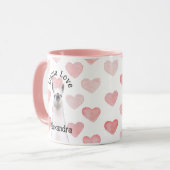 Personalisiert Snooty Snobby Llama Tasse (Vorderseite Links)