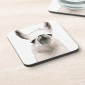 Personalisiert Snooty Snobby Llama Untersetzer (Linke Seite)