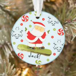 Personalisiert Snowboarden Weihnachten sammeln Ornament