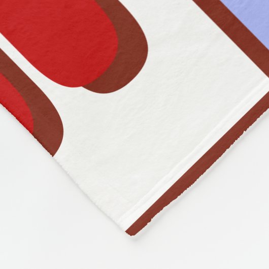 Personalisiert Snowman Candy Cane Blanket Fleecedecke (Ecke)