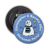 Personalisiert Snowman Image Party Flaschenöffner (Vorderseite)