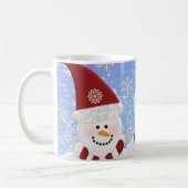 Personalisiert: Snowman-Tasse Kaffeetasse (Links)
