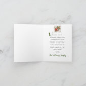 Personalisiert Snowy Kardinals Weihnachtskarte (Innenseite)