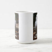 Personalisiert Snowy Owl Foto Tasse (Mittel)