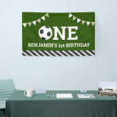 Personalisiert Soccer 1. Geburtstag Party Banner (Messeveranstaltung)