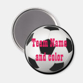 Personalisiert Soccer Ball Magnet (Vorderseite/Rückseite)