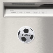 Personalisiert Soccer Ball Magnet (In Situ (Geschirrspüler))