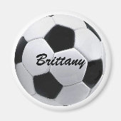 Personalisiert Soccer Ball Magnet (Vorne)