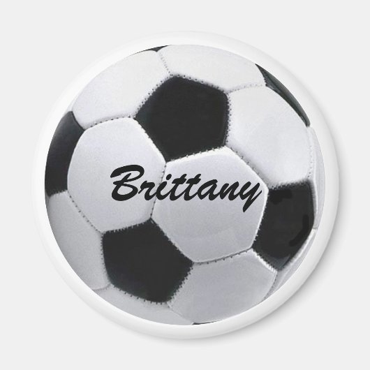 Personalisiert Soccer Ball Magnet (Vorne)
