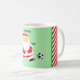 Personalisiert Soccer Christmas Collectible Kaffeetasse