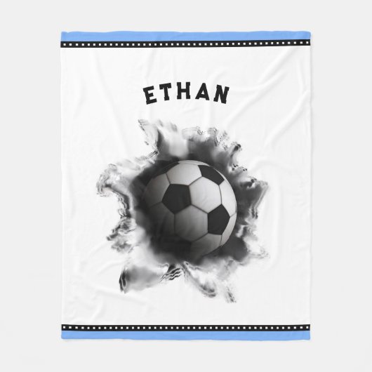 Personalisiert Soccer Fleecedecke (Vorderseite)