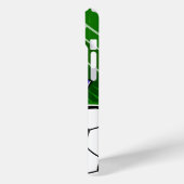 Personalisiert Soccer Jersey Blue mit White Case-Mate iPhone Hülle (Rückseite / Links)