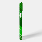 Personalisiert Soccer Jersey Blue mit White Case-Mate iPhone Hülle (Rückseite / Rechts)