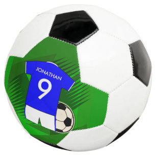 Personalisiert Soccer Jersey Blue und White Fußball