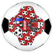 Personalisiert Soccer Monogram Letter A Fußball (Gedreht)