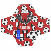 Personalisiert Soccer Monogram Letter A Fußball (Flach)