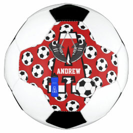 Personalisiert Soccer Monogram Letter A Fußball