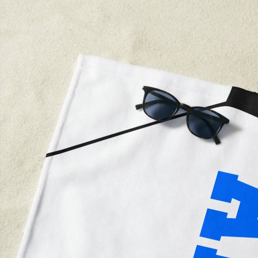 Personalisiert Soccer Strandtuch (Beispiel)