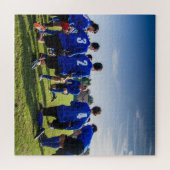 Personalisiert Soccer-Team-Foto Puzzle (Horizontal)