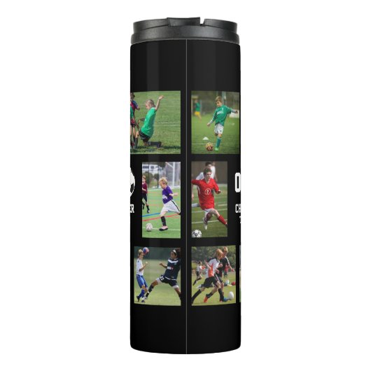 Personalisiert Soccer Thermosbecher (Rückseite)