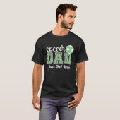 Personalisiert Soccer-Vater T-Shirt (Vorne ganz)