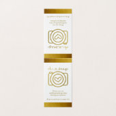 Personalisiert Social Media Hashtah-Zeichen - Hoch (Außenseite Aufgefaltet)