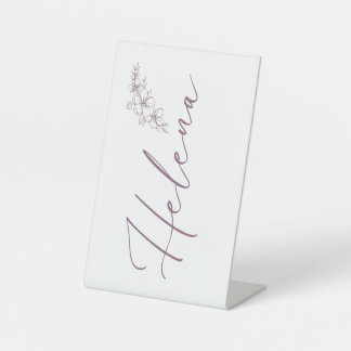 Personalisiert Sockelschild