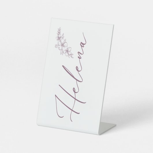 Personalisiert Sockelschild (Vorderseite)