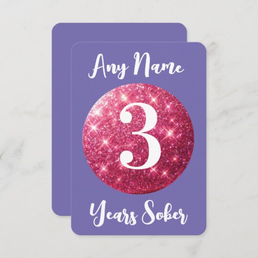 Personalisiert Soft Birthday Card - Name (Vorne/Hinten)