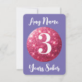 Personalisiert Soft Birthday Card - Name (Vorderseite)