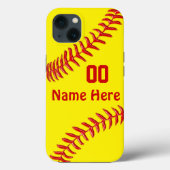 Personalisiert, Softball Phone Cases, NEWEST - ÄLT Case-Mate iPhone Hülle (Rückseite)