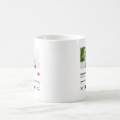 Personalisiert Song Album Foto Music Lover Kaffeetasse (Mittel)