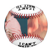 Personalisiert Sonogram Ultrasound New Daddy Baby Baseball (Rückseite)
