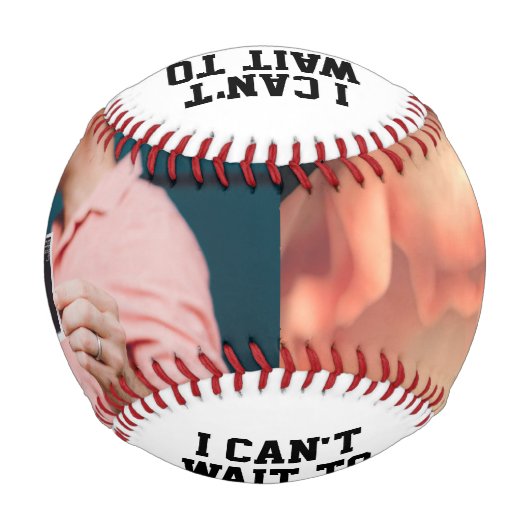 Personalisiert Sonogram Ultrasound New Daddy Baby Baseball (Rückseite)