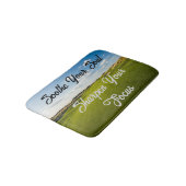 Personalisiert Soothe Your Soul Golf Badematte (Schrägansicht)