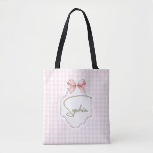 Personalisiert Sophia Baby Girl Kinderzimmer Bow&G Tasche