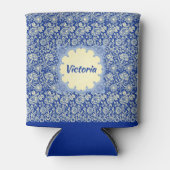 Personalisiert Sorta Blue Calico Dosenkühler (Vorderseite)
