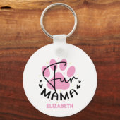 Personalisiert Spaß Mama Paws - Muttertag Schlüsselanhänger (Rückseite)