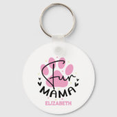 Personalisiert Spaß Mama Paws - Muttertag Schlüsselanhänger (Rückseite)
