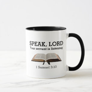 Personalisiert SPEAK LORD Christlich Tasse